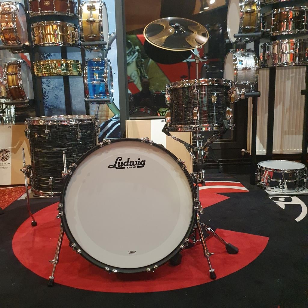 Ludwig USA Classic maple: vintage black oyster. 12/16/22, Muziek en Instrumenten, Drumstellen en Slagwerk, Ophalen of Verzenden