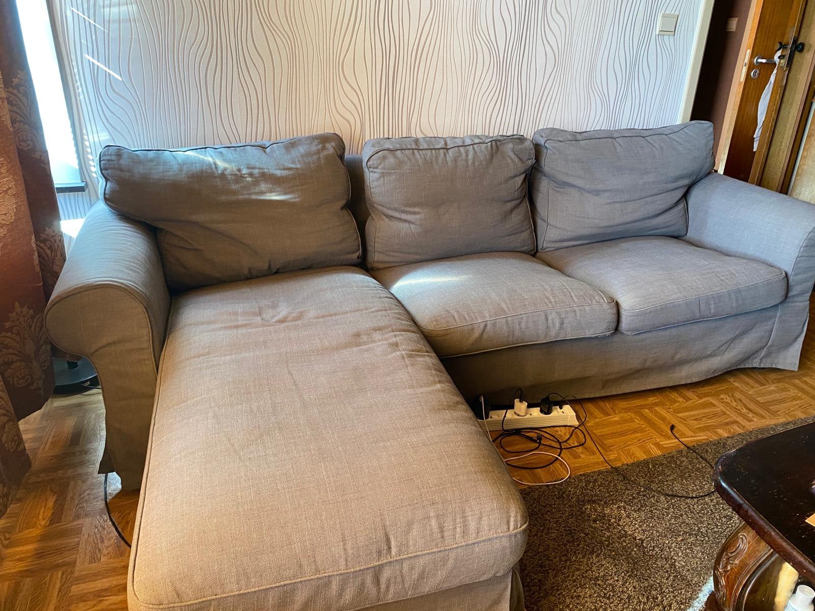 Salon, Huis en Inrichting, Zetels | Complete zithoeken, Ophalen of Verzenden, Zo goed als nieuw, Stof