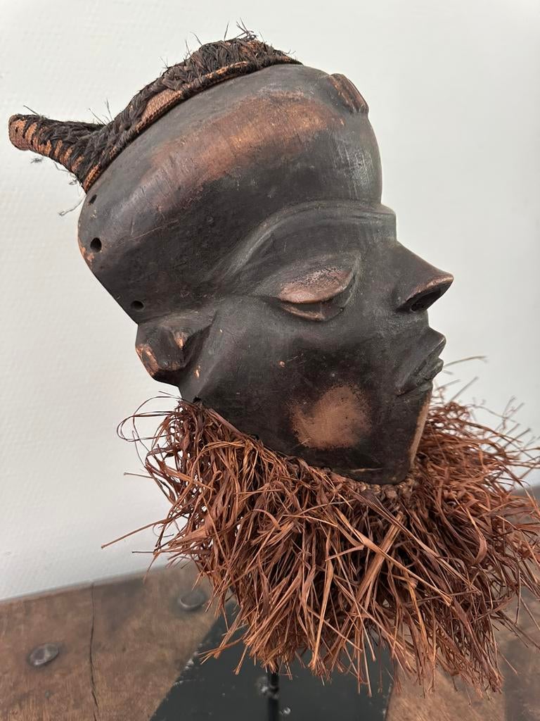 Authentiek PENDE masker Afrikaanse kunst Antropoloog  1940, Antiek en Kunst, Verzenden