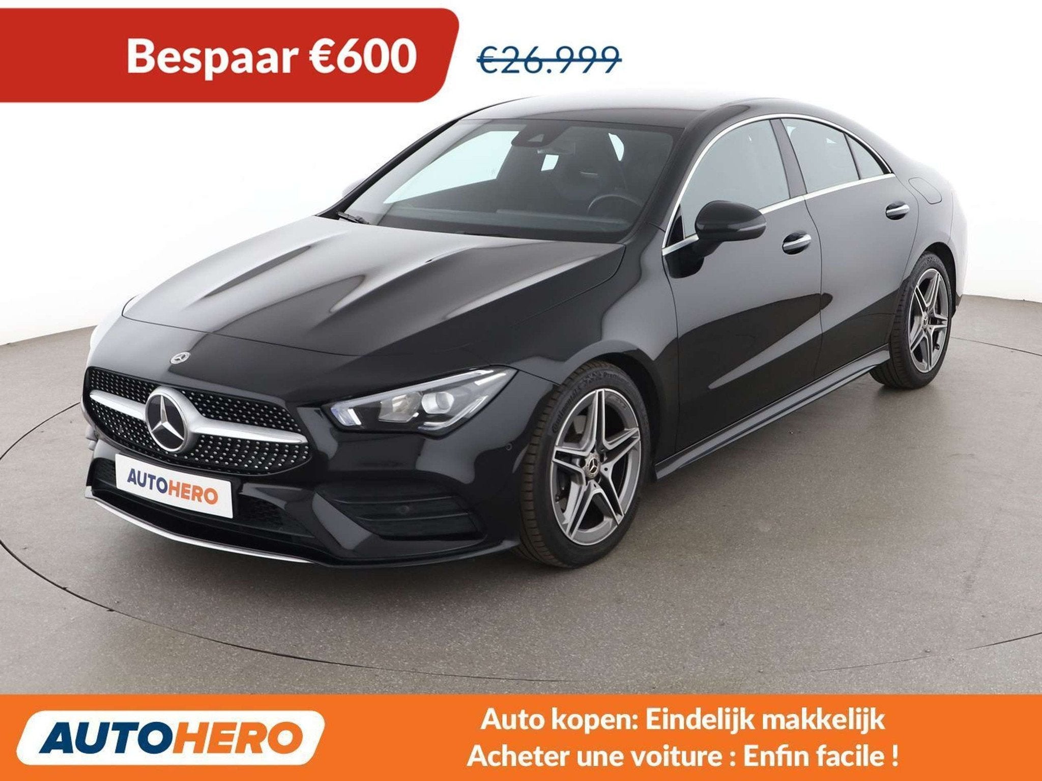 Mercedes-Benz CLA-Klasse 180 CLA 180 d AMG Line (bj 2022), Auto's, Gebruikt, 116 pk, Zwart, 85 kW
