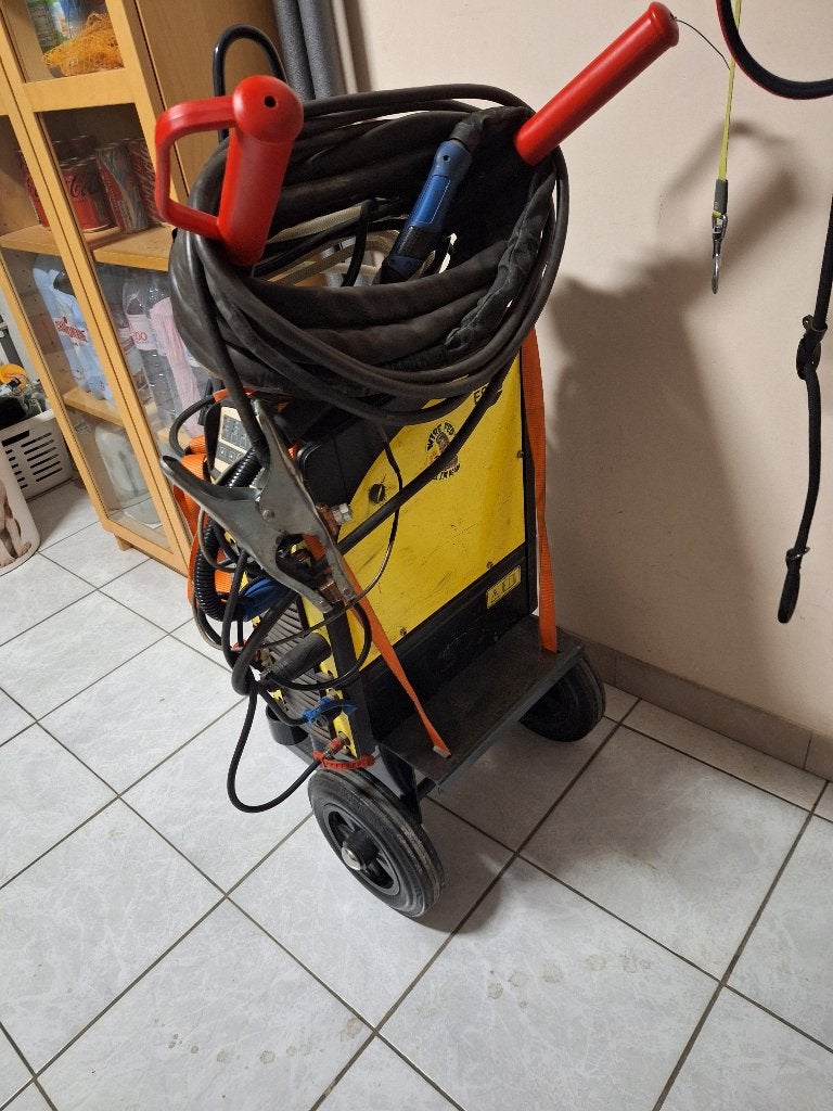 Esab caddy tig 2200i ac/dc, Doe-het-zelf en Bouw, Gereedschap | Lasapparaten, Ophalen, Gebruikt, 250 ampère, Tig