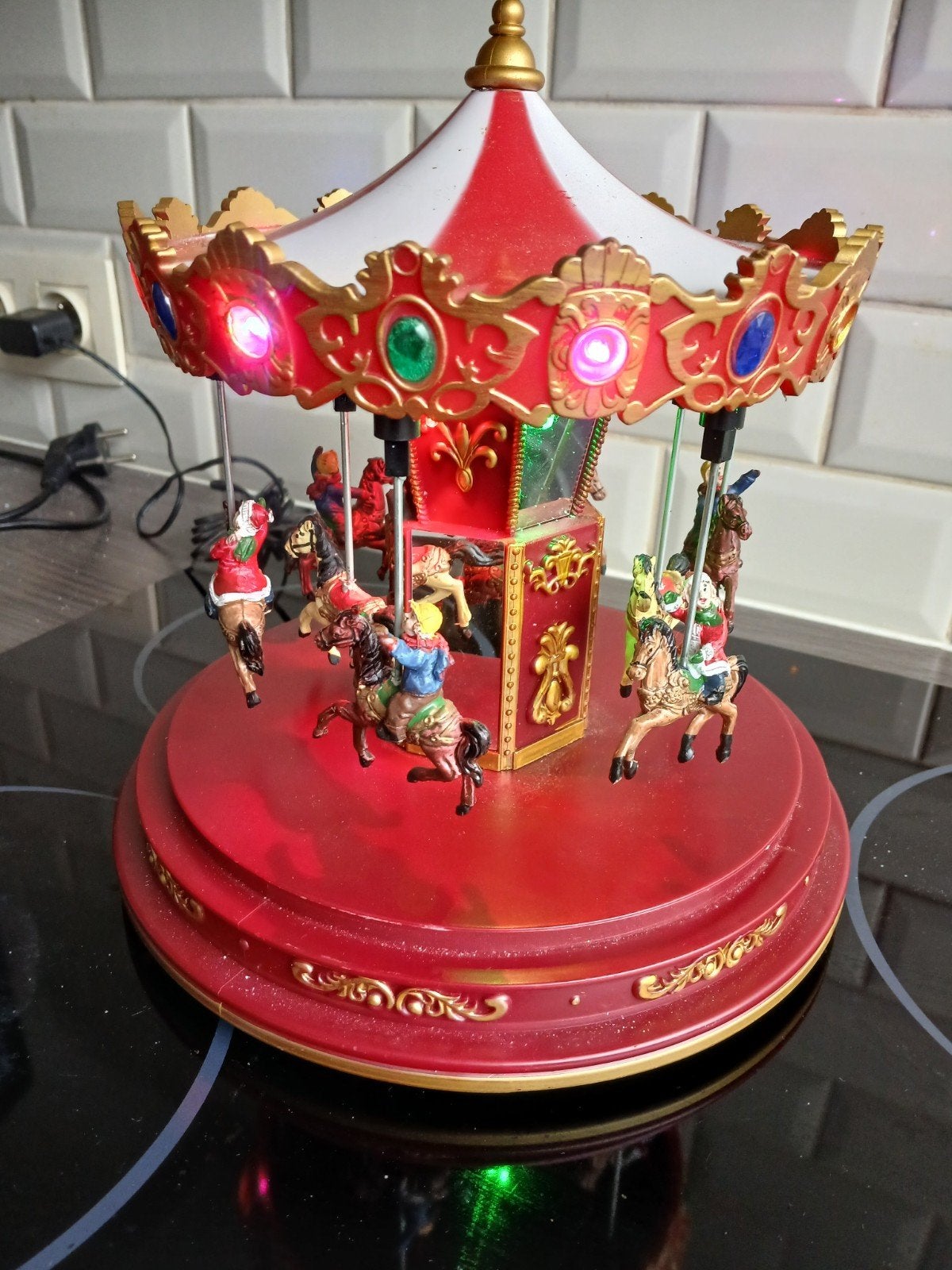 kerst carrousel, Diversen, Ophalen, Zo goed als nieuw