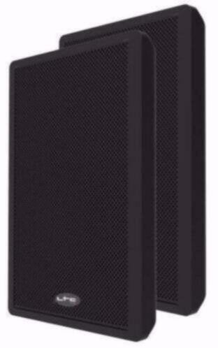Slanke en extra platte muur speakers 2 x 60 Watt Black, Audio, Tv en Foto, Luidsprekerboxen, Ophalen of Verzenden, Nieuw, Minder dan 60 watt