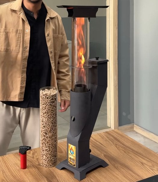 Pelletkachel 90 cm, Huis en Inrichting, Ophalen of Verzenden, Nieuw, Houthaard