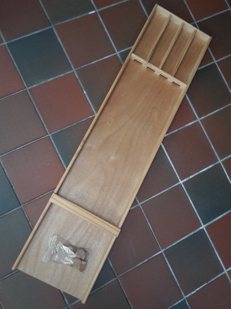 Houten sjoelbak, handig klein formaat, ook voor binnen, a.n., Ophalen, Zo goed als nieuw, Overige typen