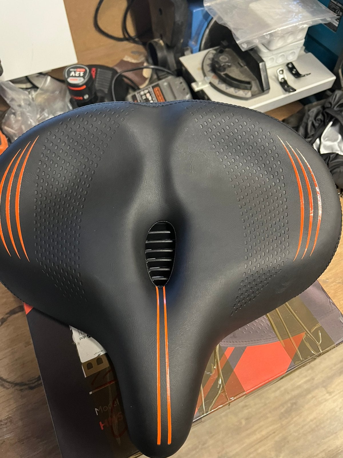 Breed fietszadel comfort, Ophalen of Verzenden, Nieuw, Zadel