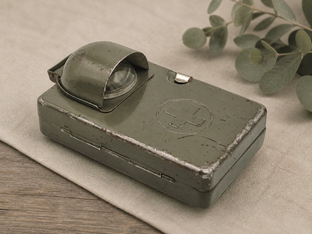 Vintage - militaire zaklamp - 1940 - 1950, Ophalen of Verzenden