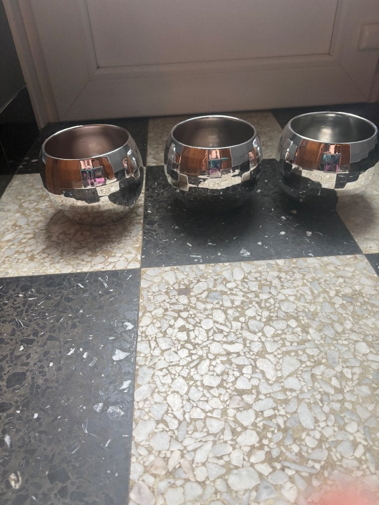 Lot 3 cache pot, vase décoration Disco, Ophalen of Verzenden, Nieuw