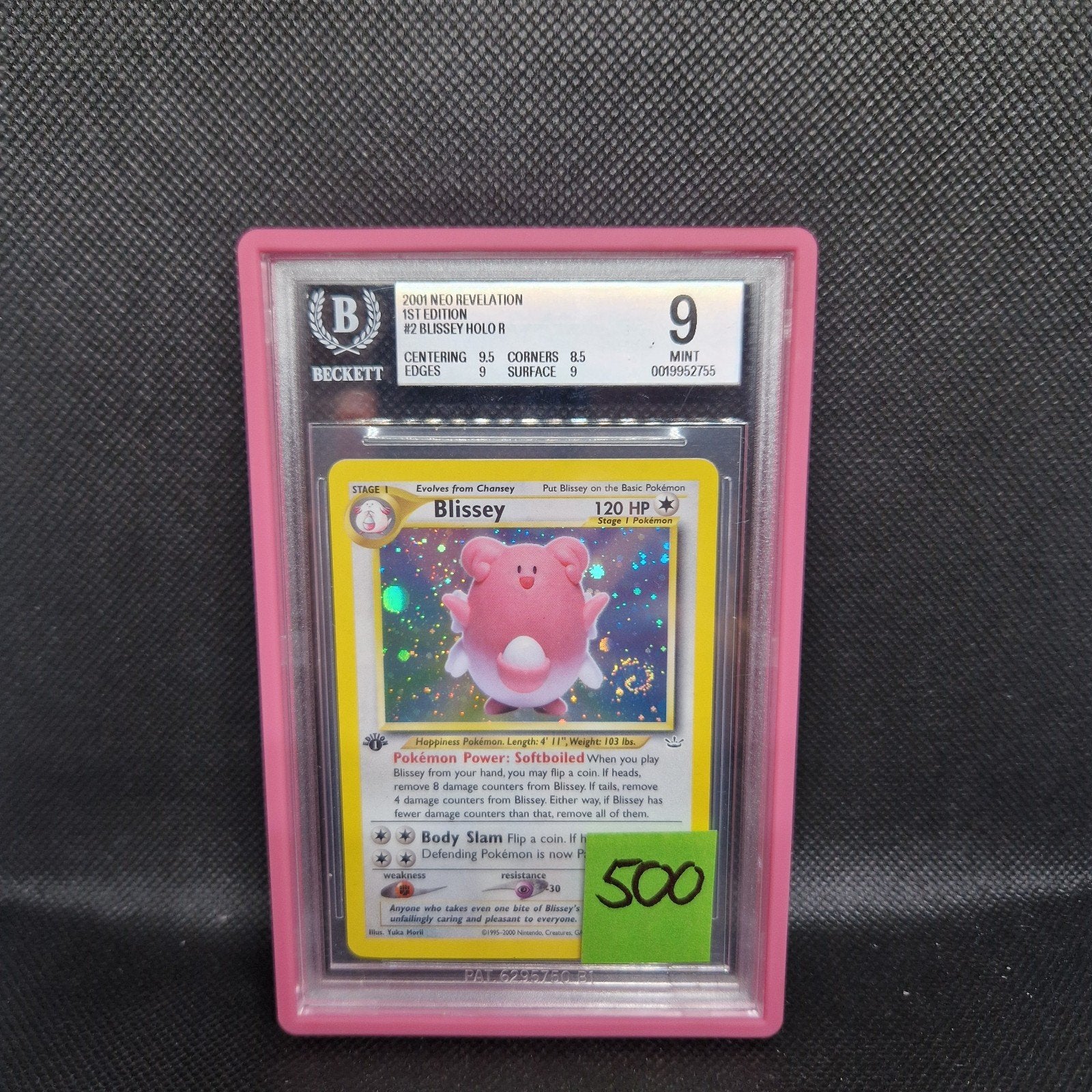 Blissey Holo 1ère édition Neo Revelation BGS 9, Enlèvement ou Envoi