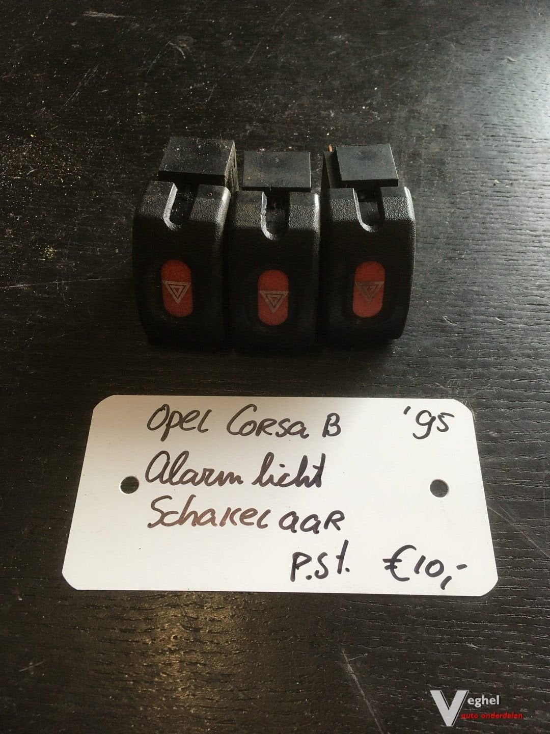 Opel Corsa B alarmlichtschakelaar 1995, -, Utilisé, -, -