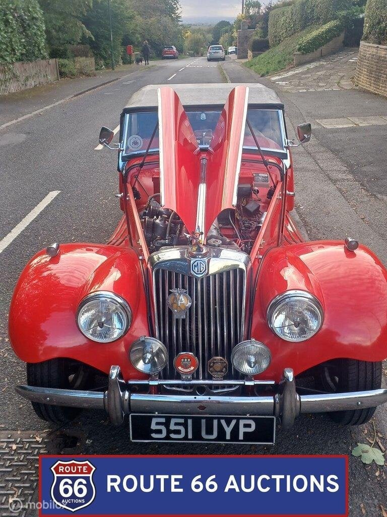 MG TF Midget | 1954 | Route 66 Auctions, Achat, Entreprise, Boîte manuelle, Autre carrosserie