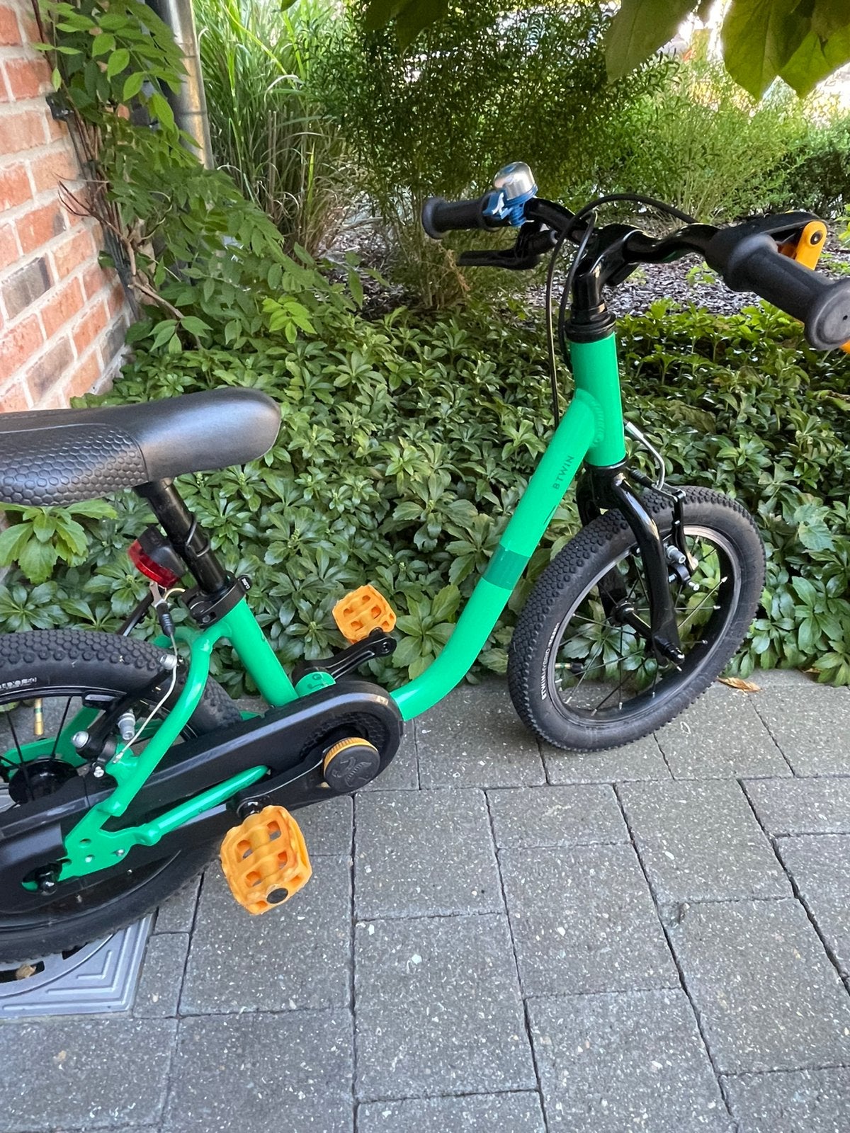 Kinderfiets groen - 14 inch, Enlèvement, Utilisé, Moins de 16 pouces