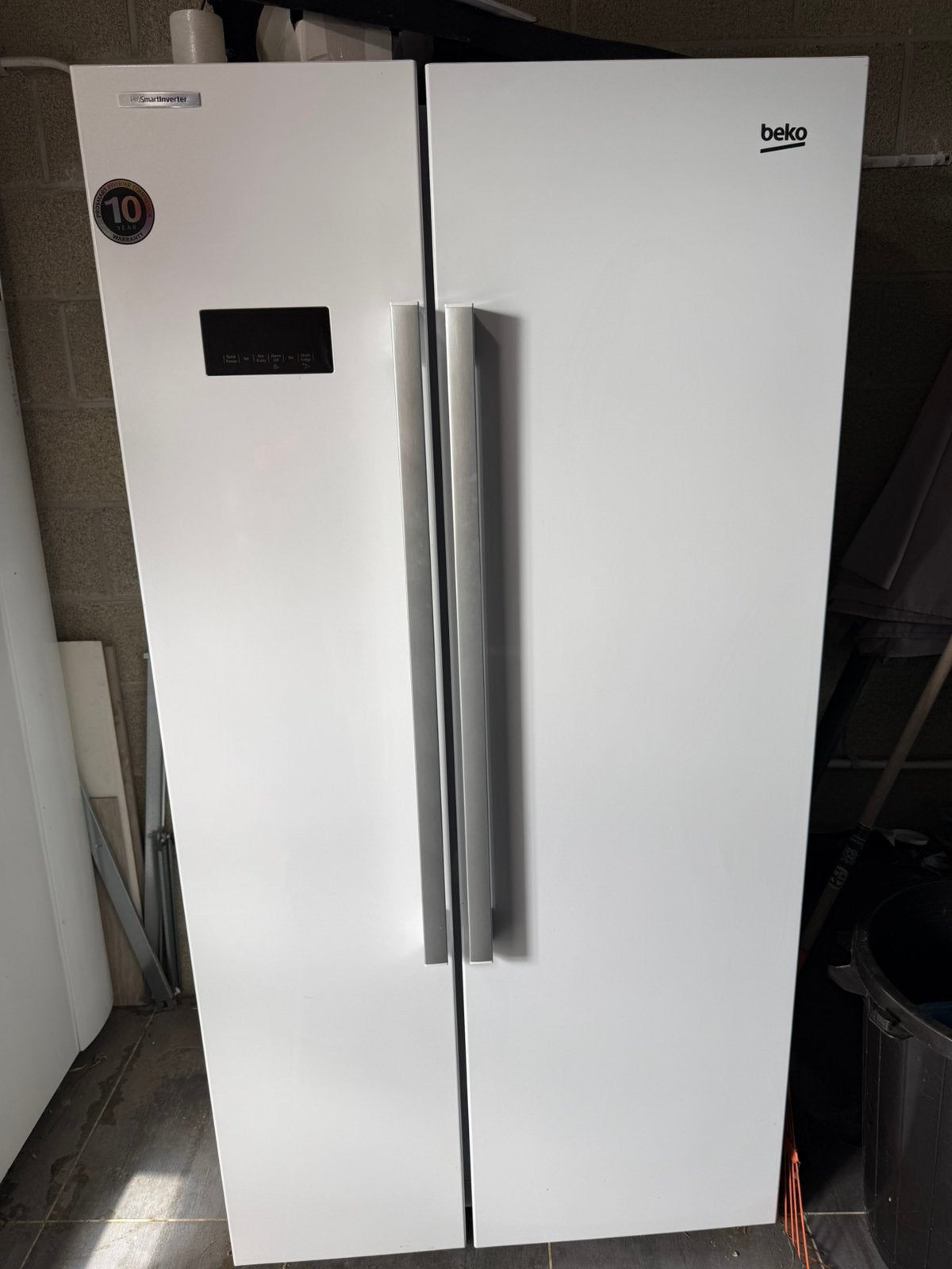 Grand frigo américain Beko, Classe énergétique A ou plus économe, 160 cm ou plus, Comme neuf, Enlèvement