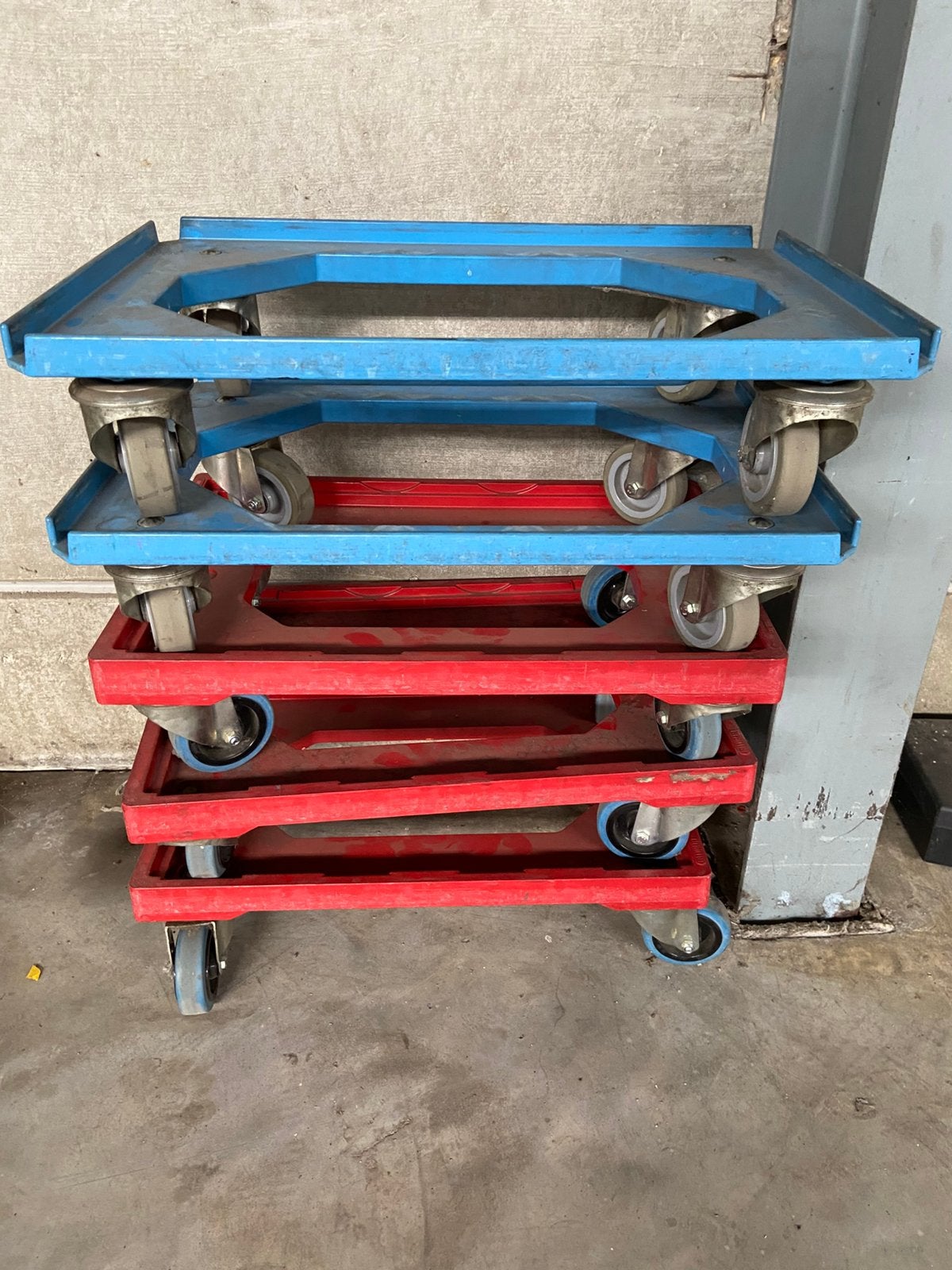Transportkarretjes, Ophalen, Gebruikt