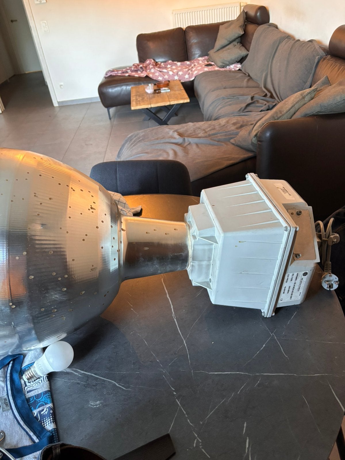 Industriële lamp, Huis en Inrichting, Ophalen, Gebruikt, Vintage