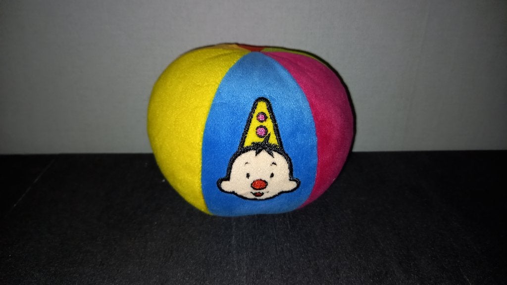 Pluche rammelaar speelbal Bumba, Kinderen en Baby's, Speelgoed | Knuffels en Pluche, Ophalen of Verzenden, Gebruikt