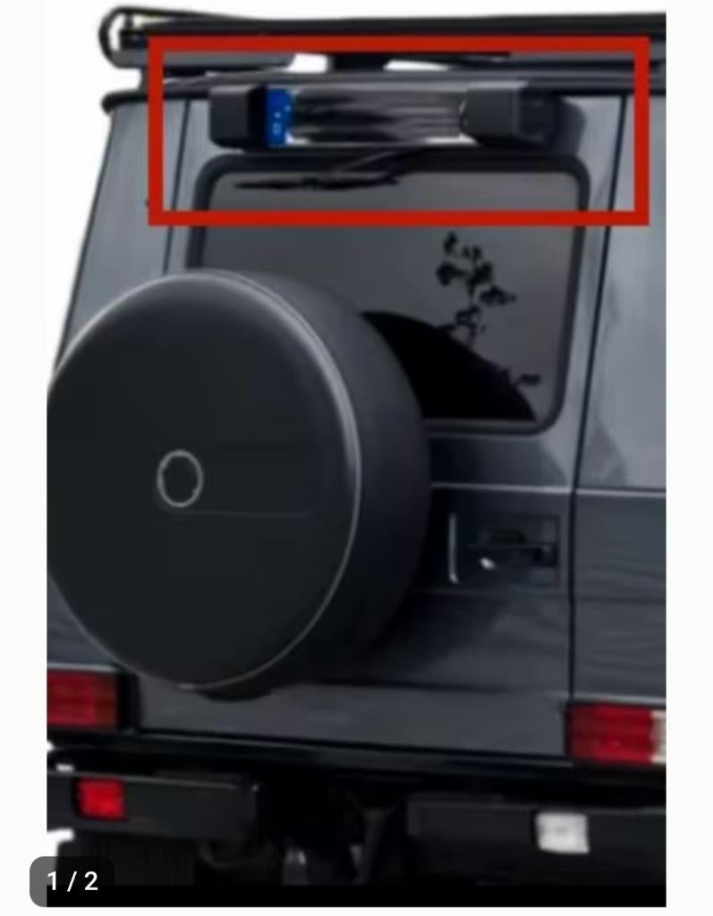 Mercedes g-klasse kentekenhouder met verlichting, Ophalen of Verzenden, Gebruikt
