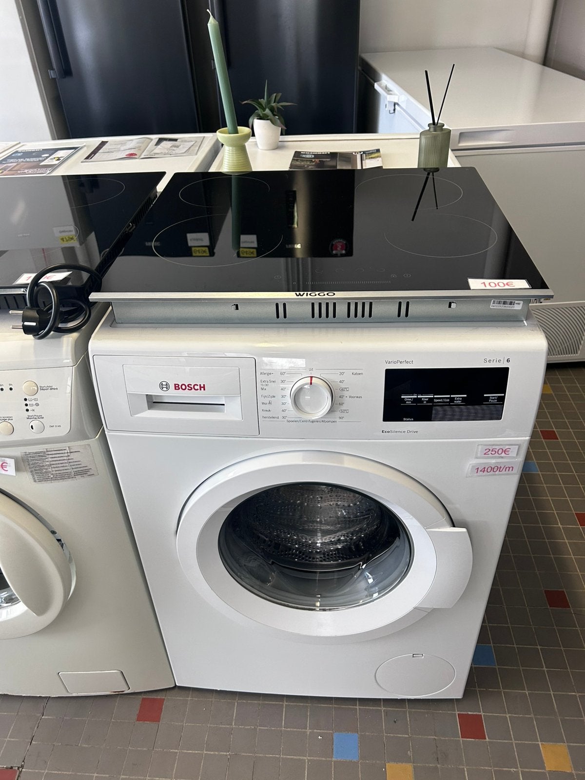Bosch Wasmachine met garantie, Ophalen, Voorlader, 85 tot 90 cm, 1200 tot 1600 toeren