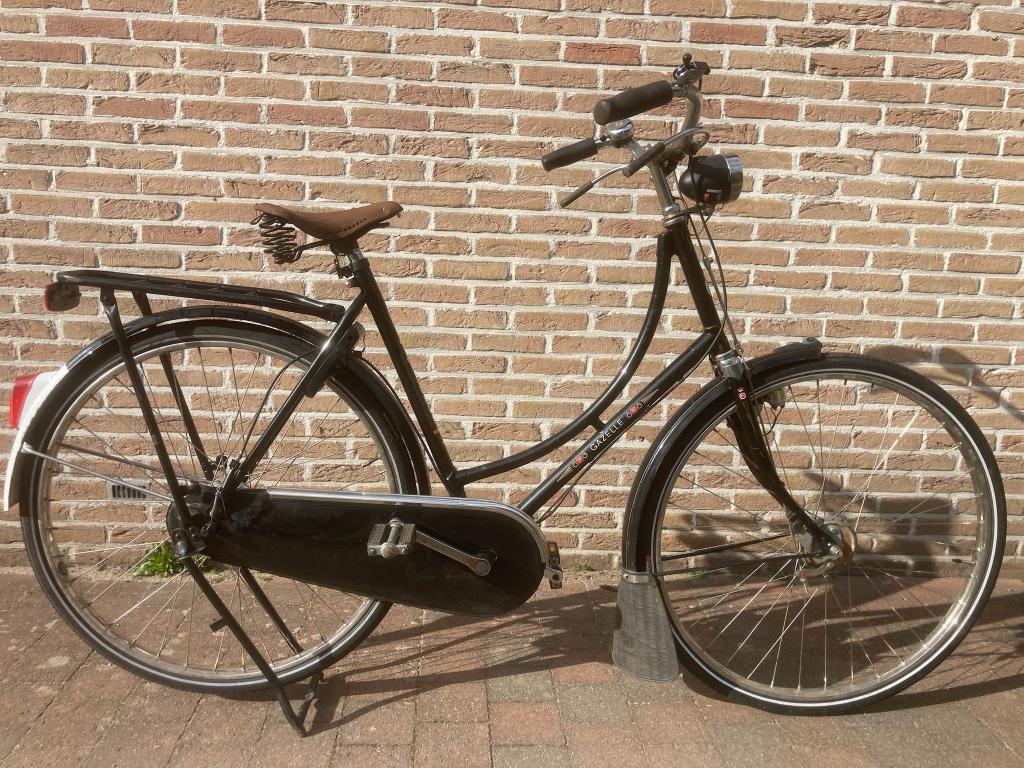Gazelle retro Damesfiets met stang remmen, Ophalen, Gebruikt, Trommelrem, Gazelle
