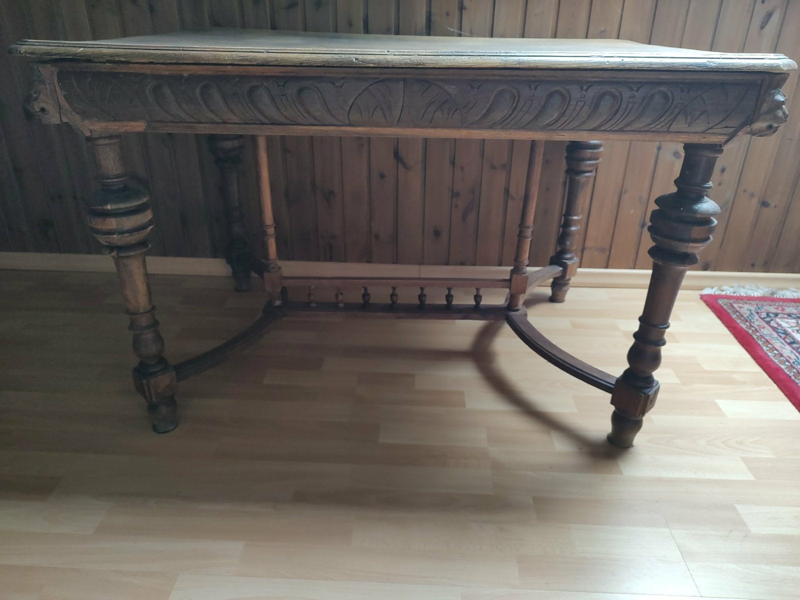 Klein volhouten tafeltje, Huis en Inrichting, Ophalen, Gebruikt, Rechthoekig