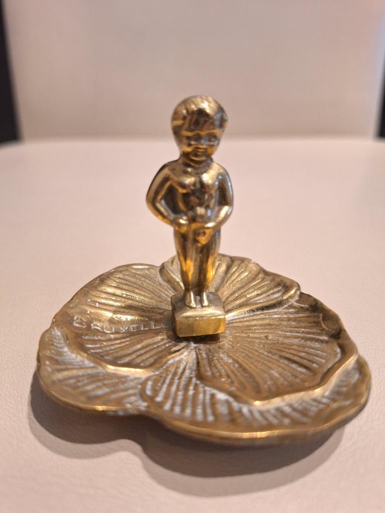 Souvenir koperen beeldje Manneken Pis, Ophalen of Verzenden