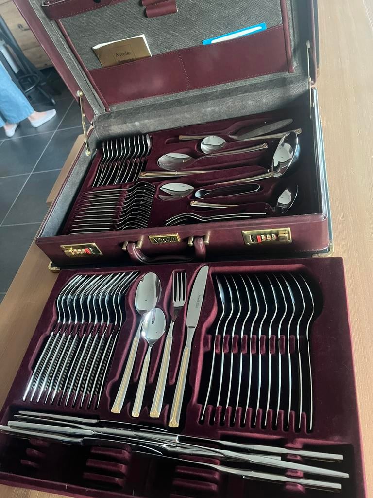 Antiek bestek 23/24 karaat, Antiek en Kunst, Antiek | Bestek, Ophalen
