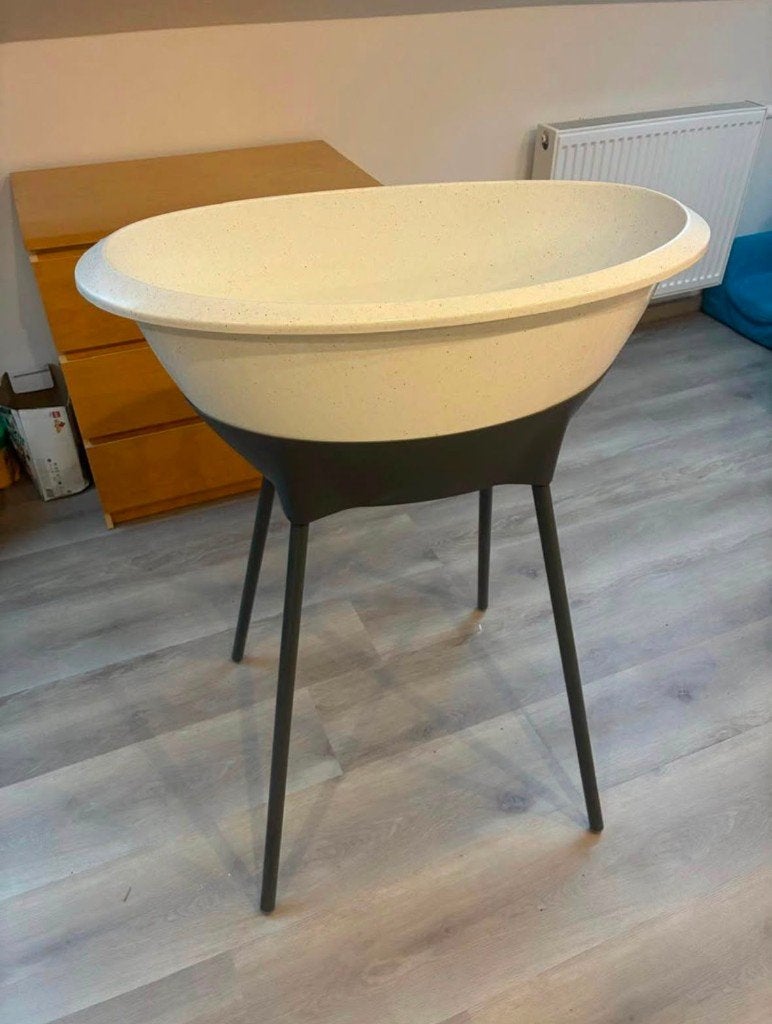 Bad met staander, Kinderen en Baby's, Ophalen, Zo goed als nieuw, Badje, Overige merken