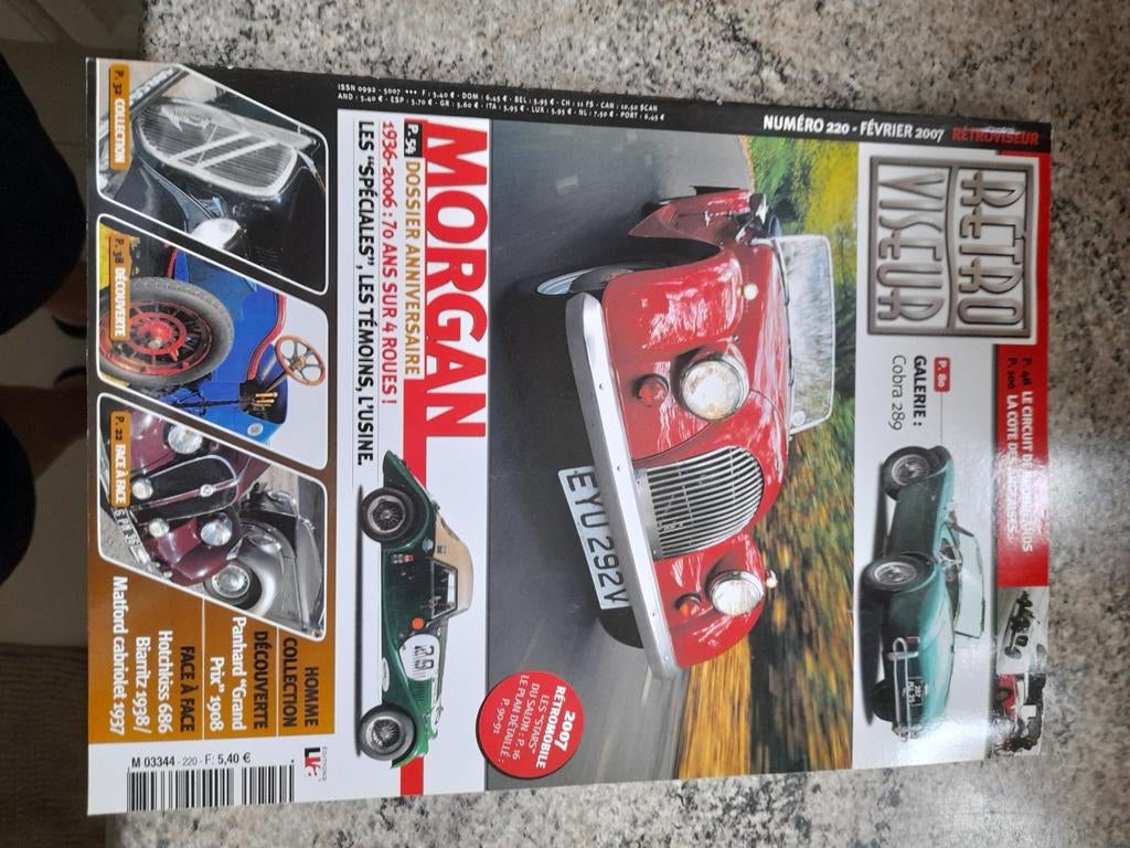 Oldtimer luxe tijdschriften, Ophalen