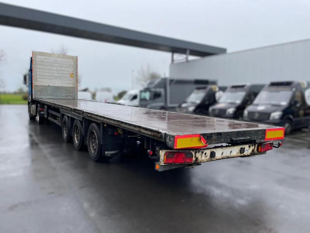 Schmitz Cargobull *Platte aanhangwagen (bj 2004), Autos, Camions, Entreprise, Remorques et Semi-remorques, Autres carburants, TVA déductible