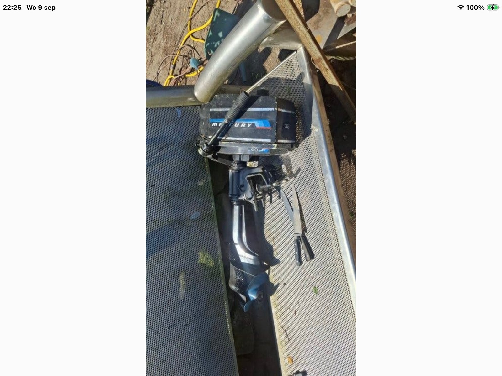 MERCURY BUITENBOORDMOTOR,4 PK ,ZÉÉR GOED WERKEND!!, Audio, Tv en Foto, Ophalen, Zo goed als nieuw