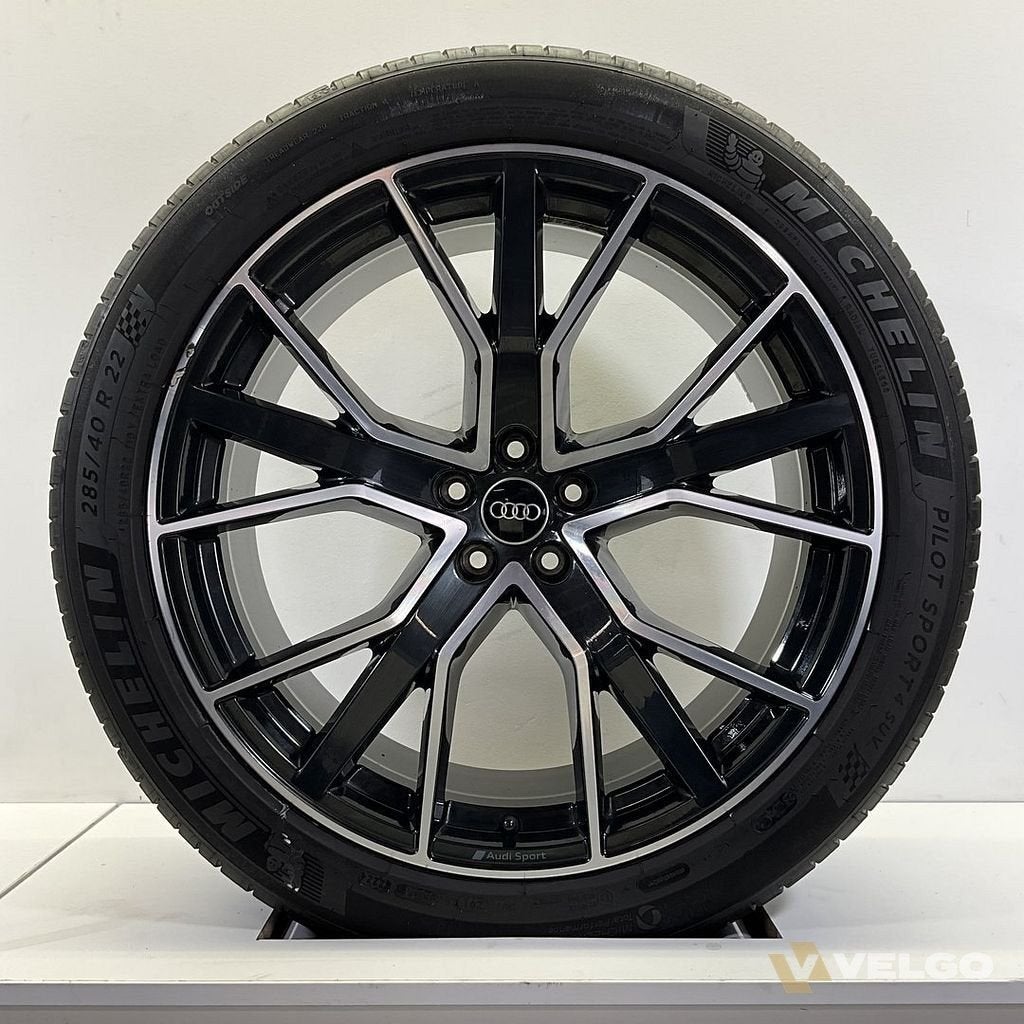 AUDI SQ8 Q8 SET VELGEN + ZOMERBANDEN 22 INCH, Pneus et Jantes, 285 mm, Véhicule de tourisme, Pneus été