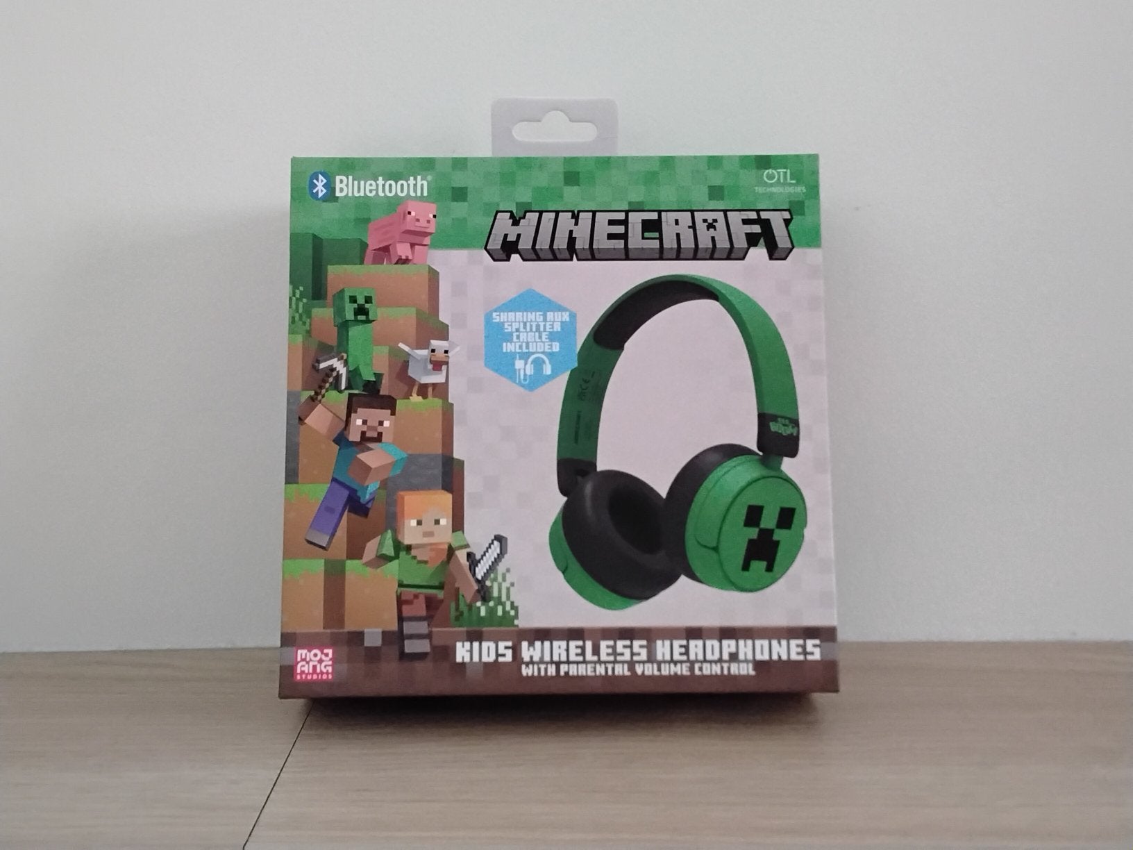 Écouteurs Bluetooth Minecraft pour enfants, Bluetooth, Enlèvement, Utilisé, Vert