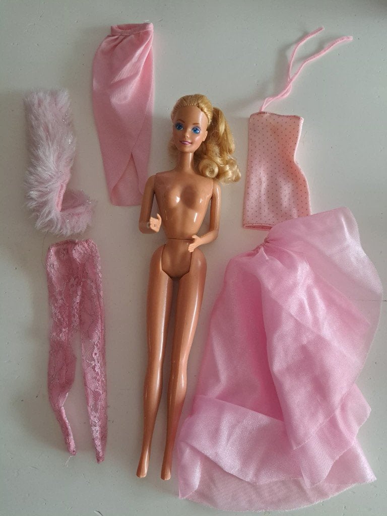 Barbie pop  pink jubilé 1987  vintage mattel, Verzenden, Gebruikt, Pop
