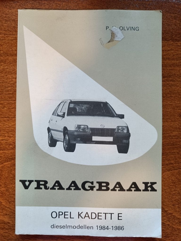 Herstelhandleiding Vraagbaak Opel Kadette Diesel 1984-1986, Auto diversen, Handleidingen en Instructieboekjes, Ophalen