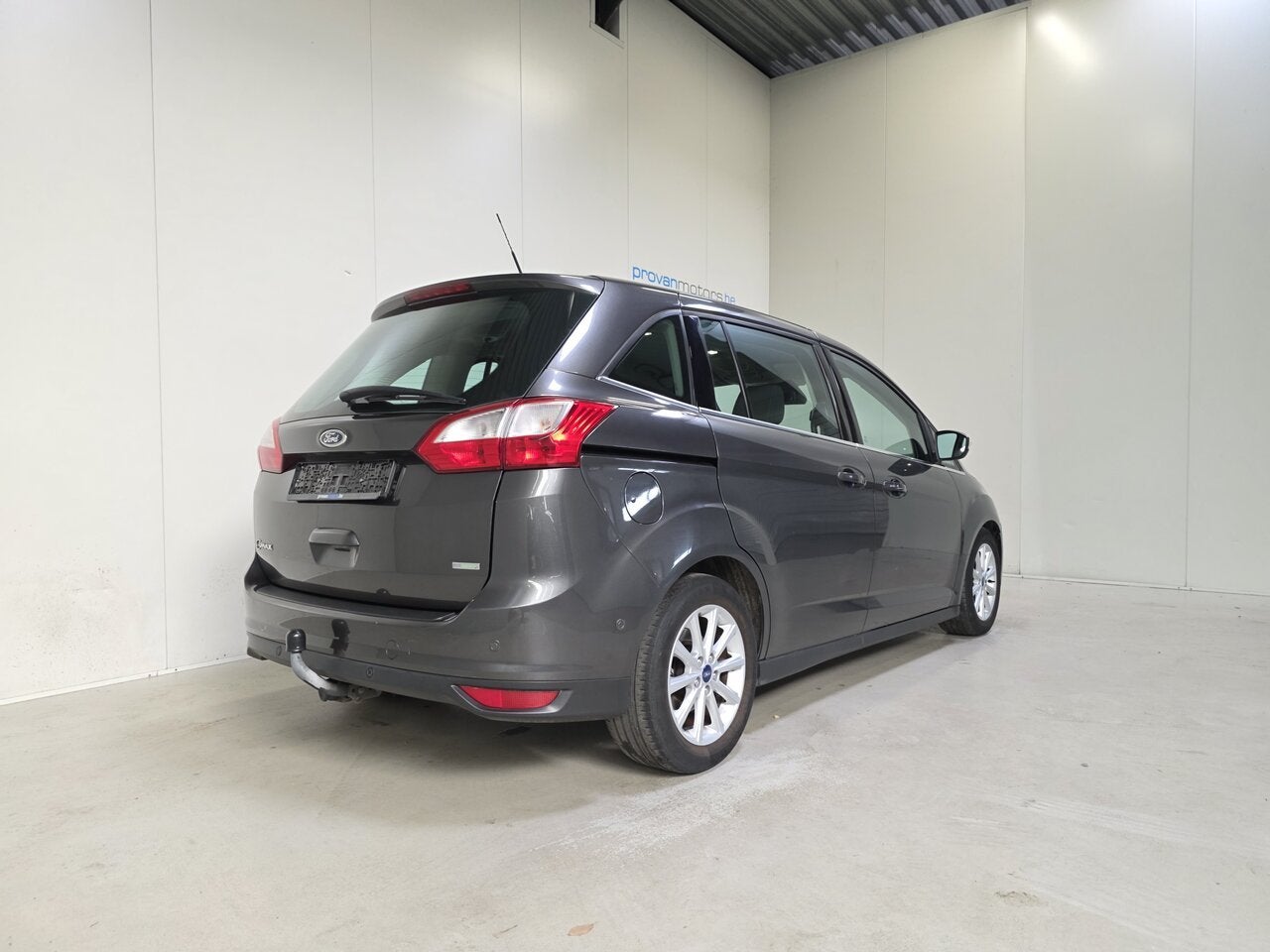 Ford Grand C-Max 1.0 Benzine - GPS - Airco - Topstaat!, Auto's, 0 kg, 4 deurs, Monovolume, Euro 6