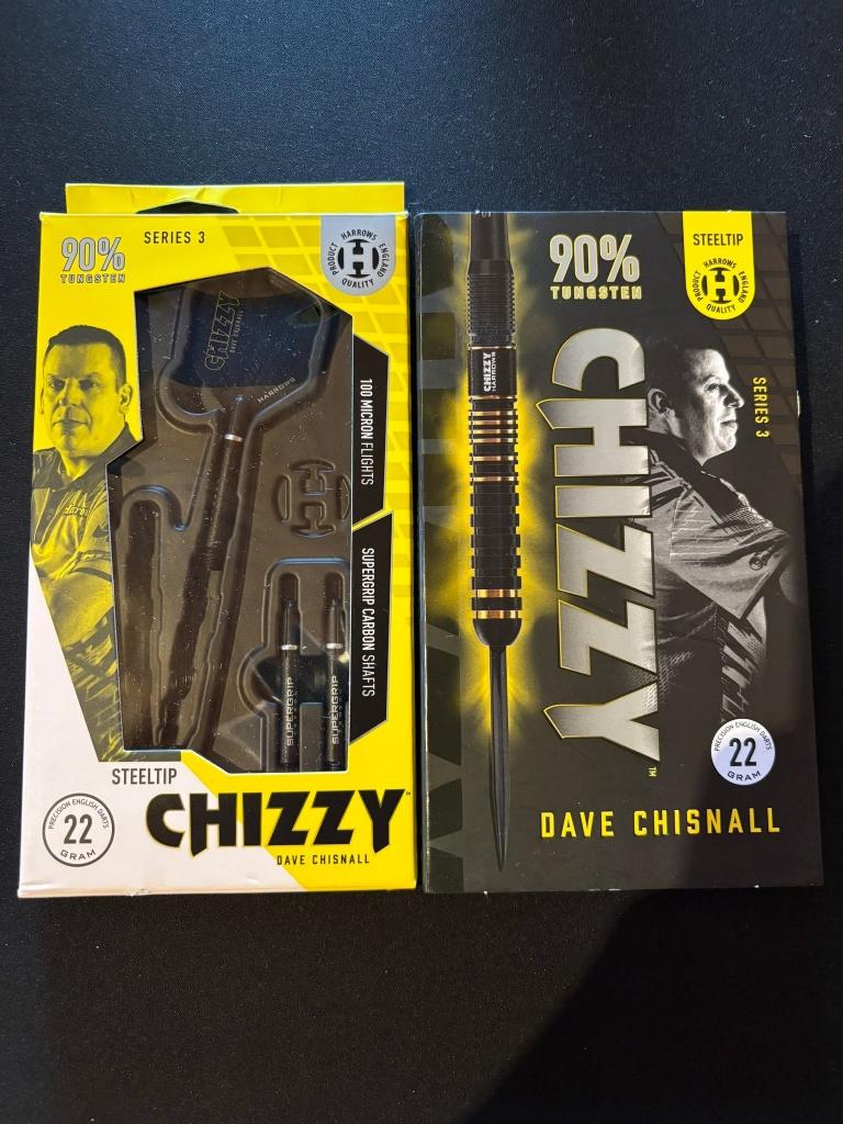 Harrows Dave Chisnall V3 90% 22g, Ophalen of Verzenden, Zo goed als nieuw, Pijlen
