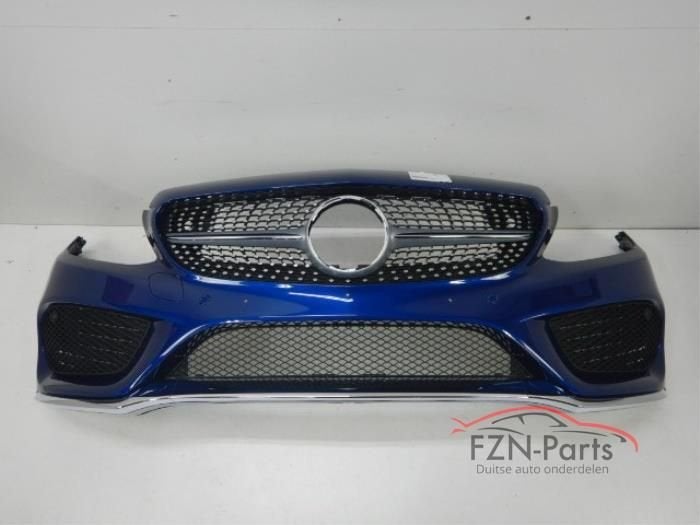 Mercedes-Benz C-Klasse Coupe W205 Voorbumper AMG Style 6PDC, Ophalen of Verzenden, Gebruikt, Voor, Bumper