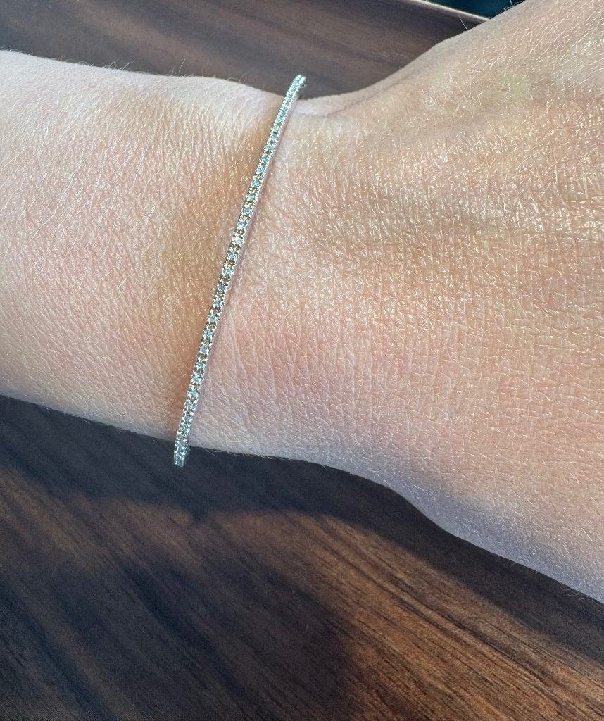 Diamanti per tutti armband ever bangle, Ophalen of Verzenden, Zo goed als nieuw, Met edelsteen, Zilver
