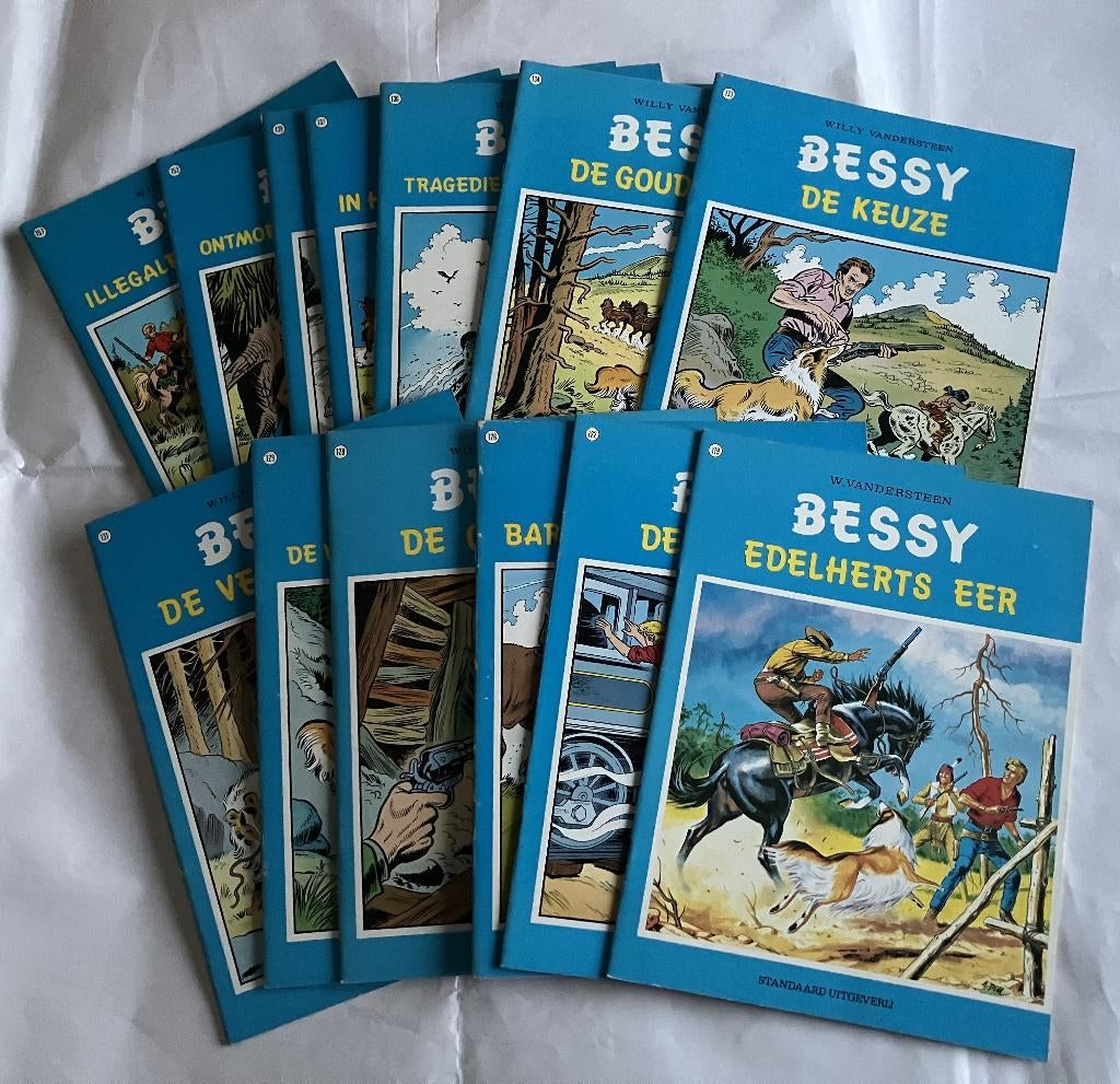 Bessy 13 Albums ( Nummers tussen 119 en 157 ) 1e druk, Gelezen, Willy Vandersteen, Ophalen of Verzenden, Meerdere stripboeken