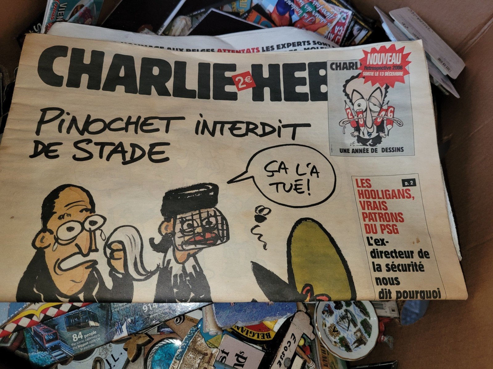 Charlie Hebdo kranten, Ophalen of Verzenden