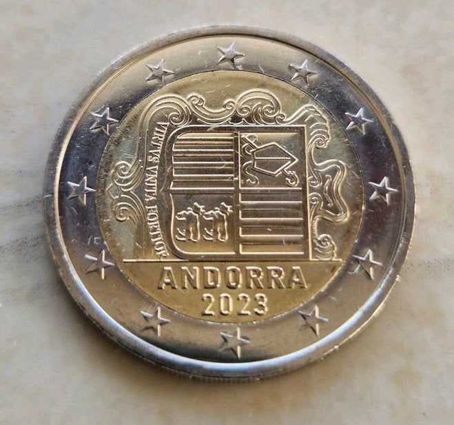 2023, Andorra , 2 Euro Coin, Enlèvement ou Envoi, 2 euros