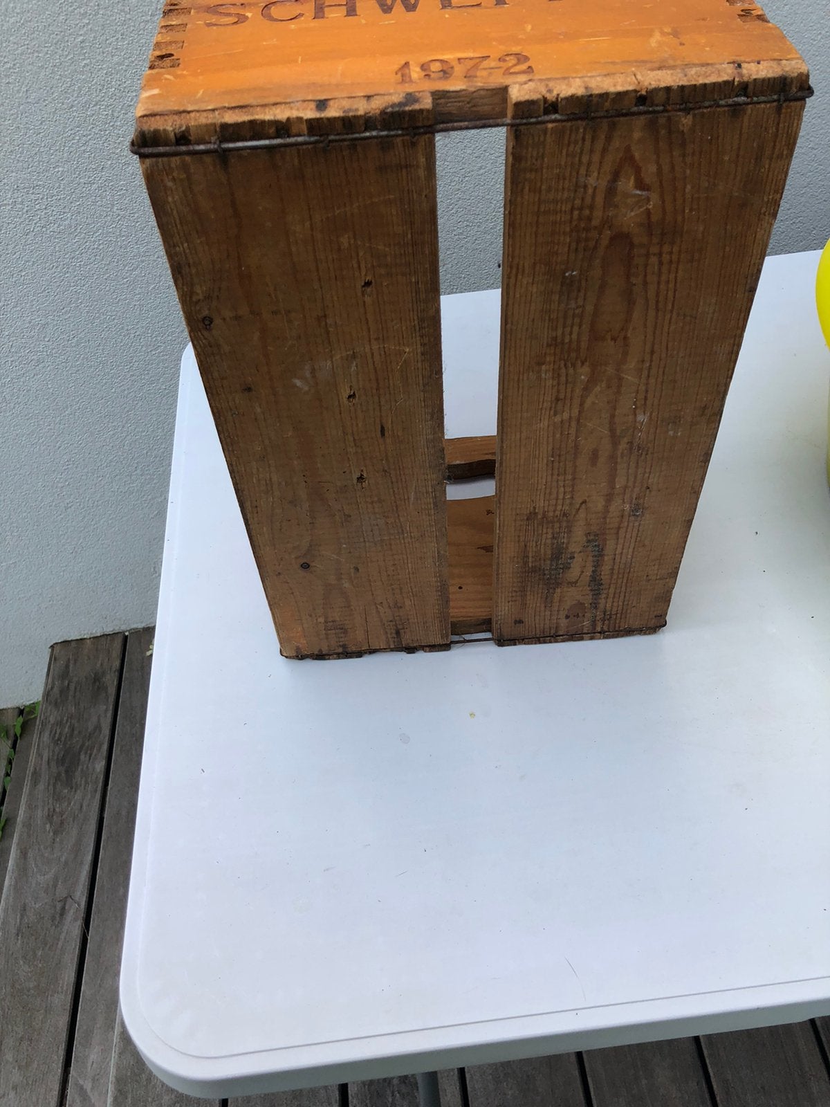 Bac scweppes vintage 1972, Huis en Inrichting, Woonaccessoires | Kamerschermen, Ophalen, Gebruikt
