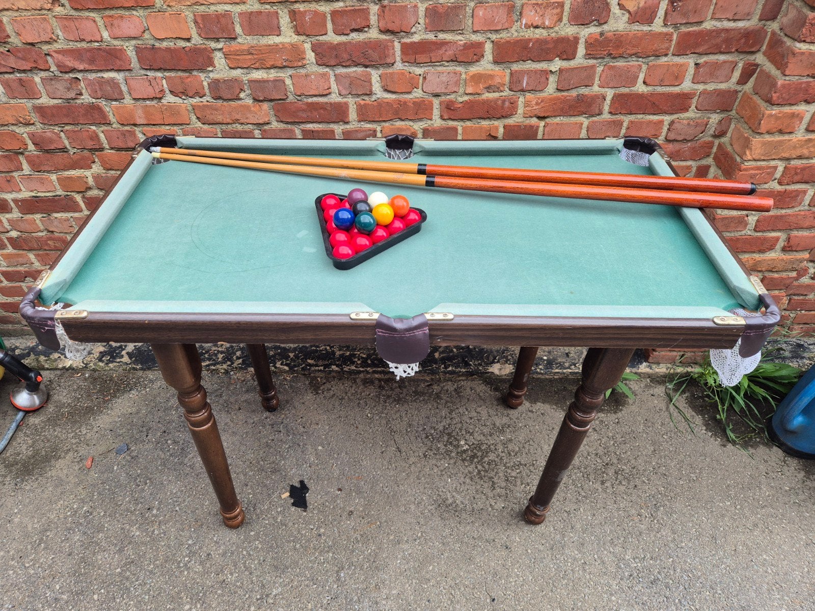 Snookertafeltje 58 x 95 cm, Ophalen