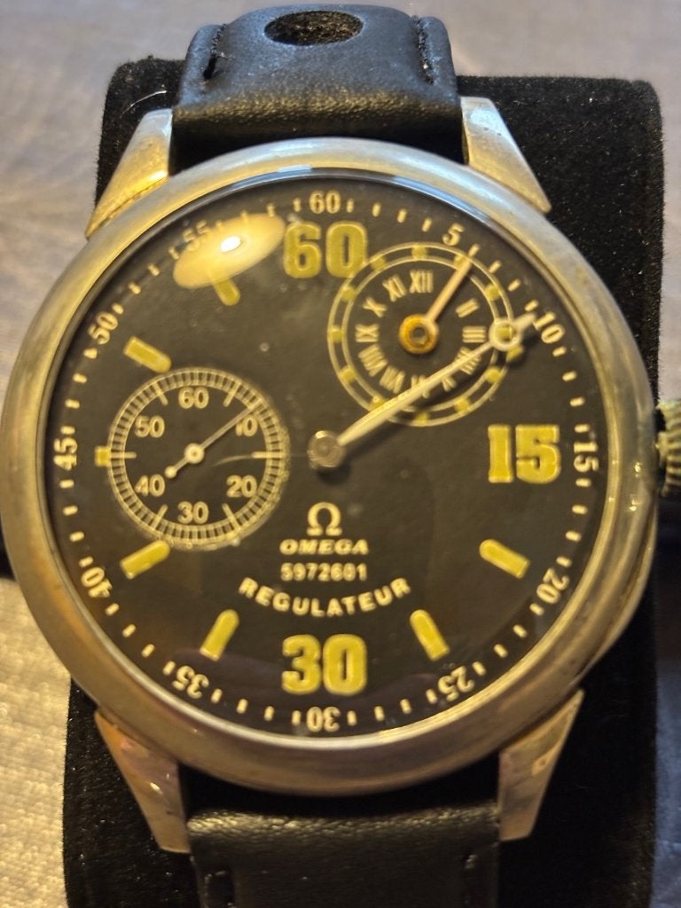 Rare montre-Bracelet Homme Omega "Regulator" , Montre-bracelet, Acier, Enlèvement, Inconnu