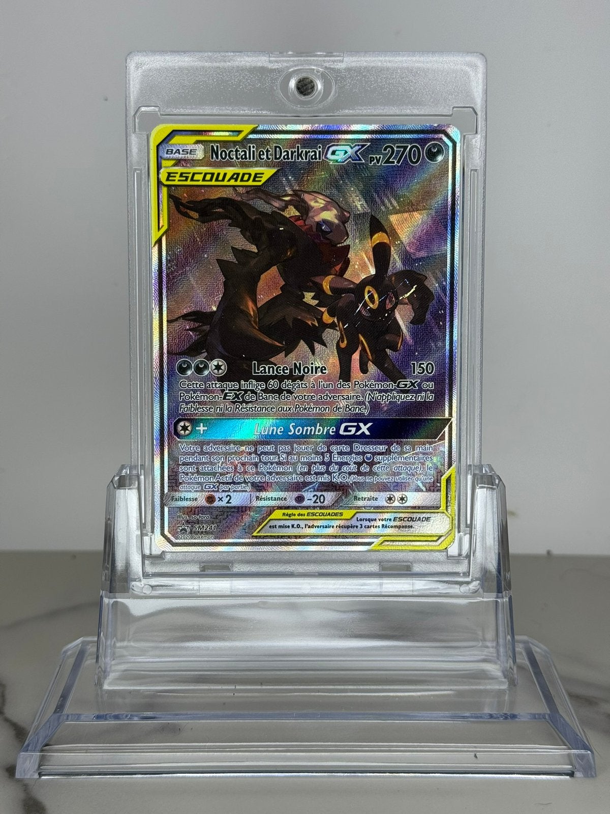 Noctali et Darkrai-GX SM241 – Promo Soleil & Lune – Escouade, Hobby en Vrije tijd, Verzamelkaartspellen | Pokémon, Ophalen of Verzenden