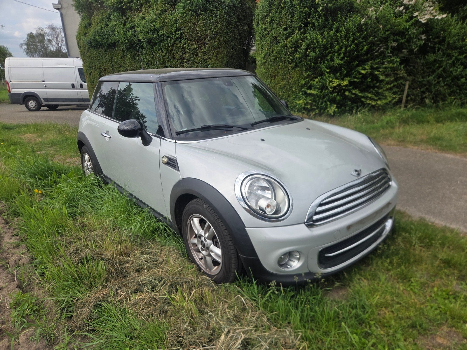 MINI COOPER 1.6 BENZINE VAN 2013 EURO 6B, Auto's, Mini, Stof, 1600 cc, Beige, Start-stop-systeem
