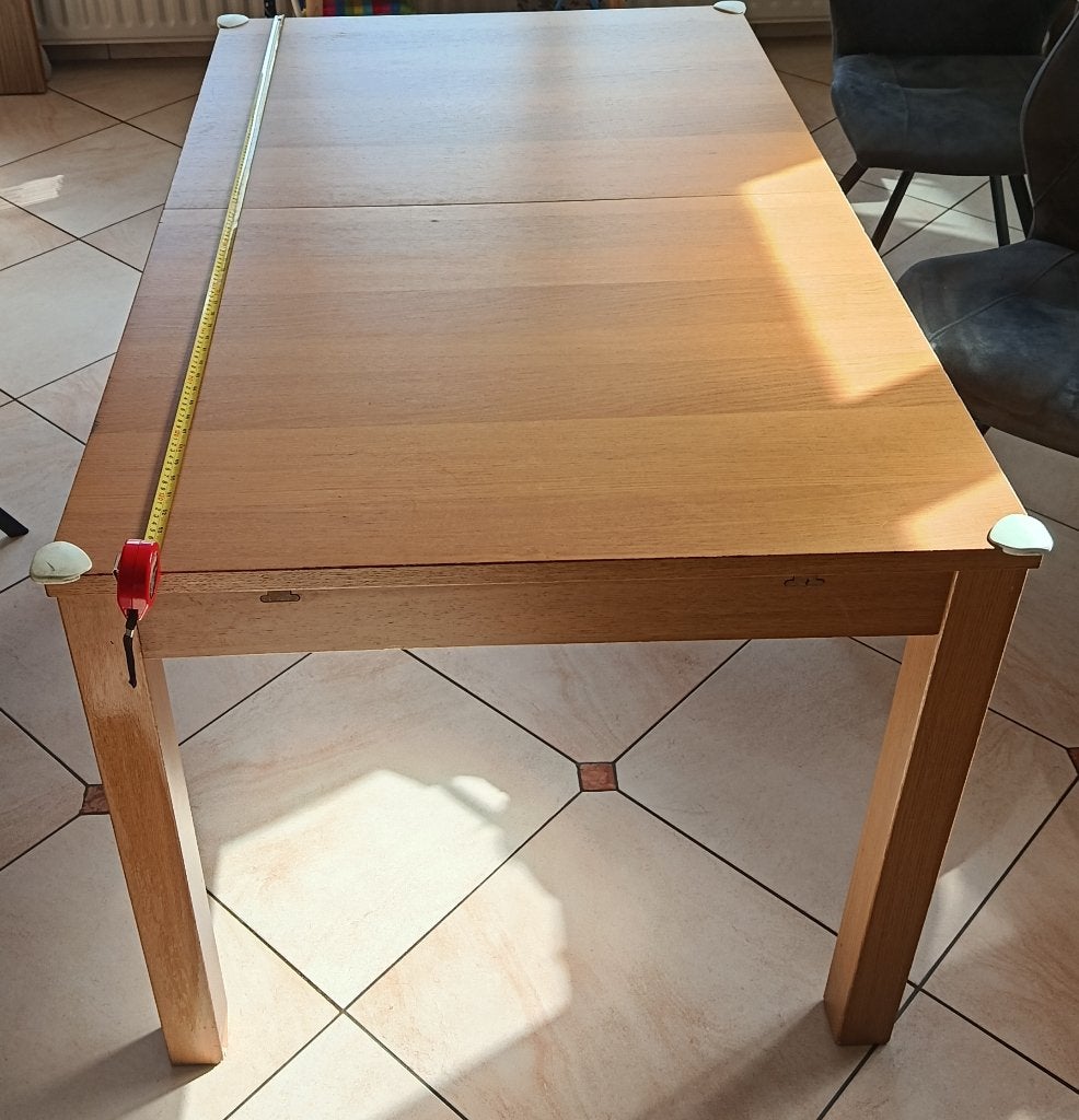 Table de salle à manger, Enlèvement, Utilisé, 50 à 100 cm, Chêne
