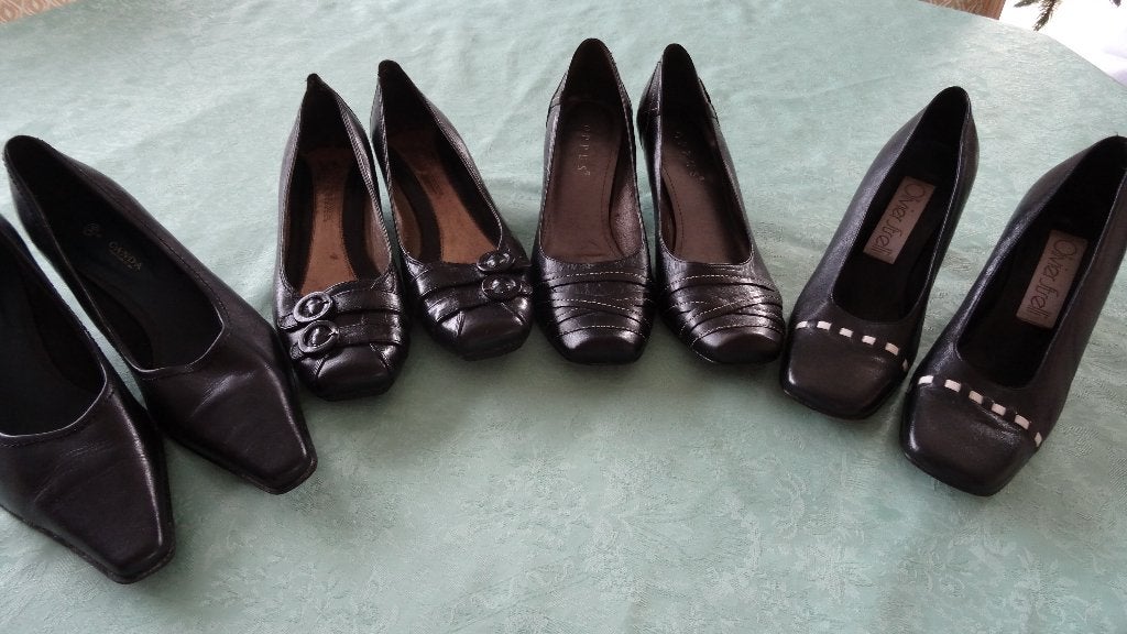 CHAUSSURES À 6 EUROS/PIÈCE, Enlèvement ou Envoi, Autres couleurs, Chaussures à haut talons, Canda/clarks/opus/strelli