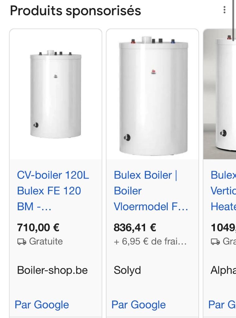 BOILER BULEX, Bricolage & Construction, Enlèvement, Neuf, Boiler