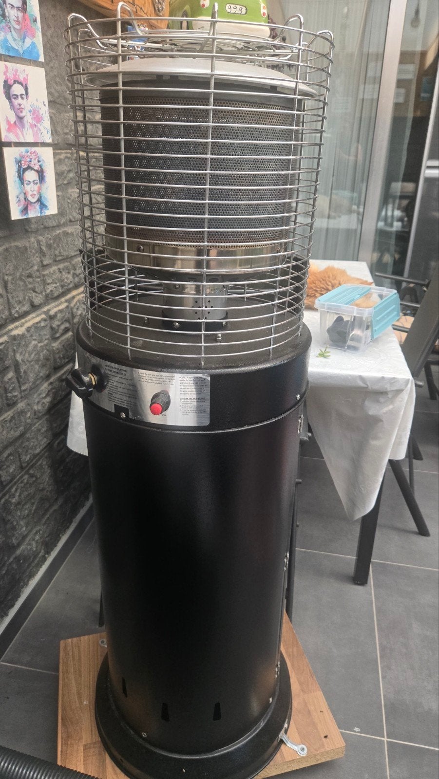 Terrasverwarmer, Sol, Comme neuf, Enlèvement, Rotatif